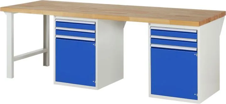 Rau Werkbank Serie 7000 - Modell 7503-8 Breite 2500 mm