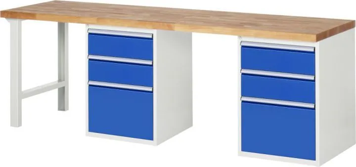 RAU Werkbank 7000 mit 2500 mm Breite Modell 7503-8