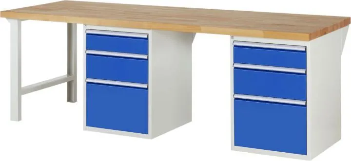 RAU Werkbank 7000 mit 2500 x 900 mm Modell 7508-8