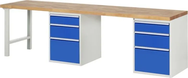 RAU Werkbank 7000 mit 3000 mm Breite Modell 7508-8