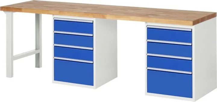 Rau Werkbank Serie 7000 - Modell 7510-8 Plattenstärke 40 mm Breite 2500 mm