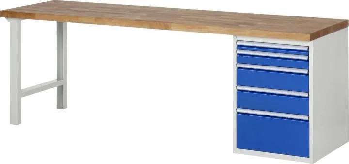 RAU Werkbank 7000 Maße 2500 x 700 mm Modell 7511