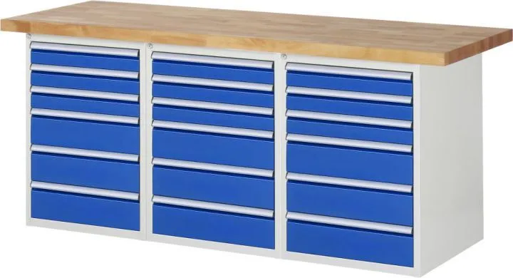 RAU Werkbank 7000 mit 2000 mm Breite Modell 7515-4