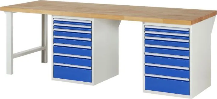 RAU Werkbank 7000 Nummer Modell 7517-8 mit 2500 mm