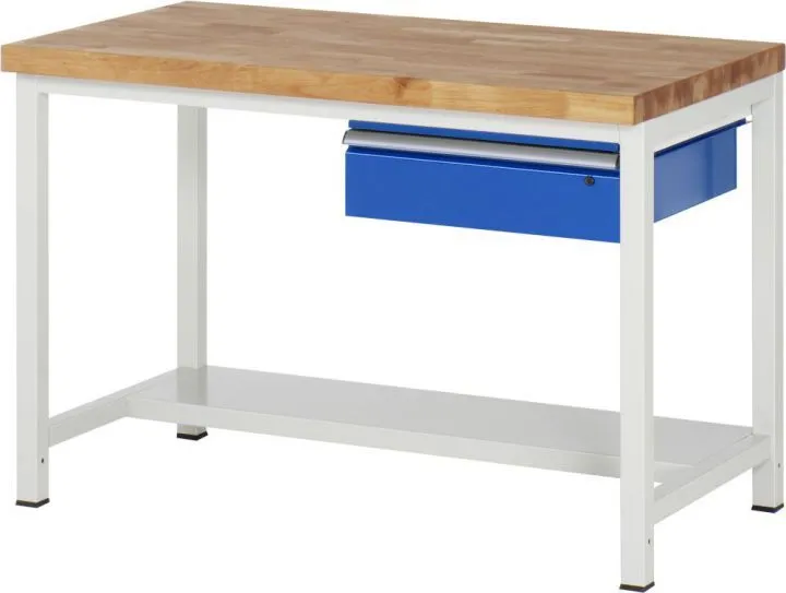 RAU Werkbank 8000 Modell 8001A3 Maße 1250 x 700 mm