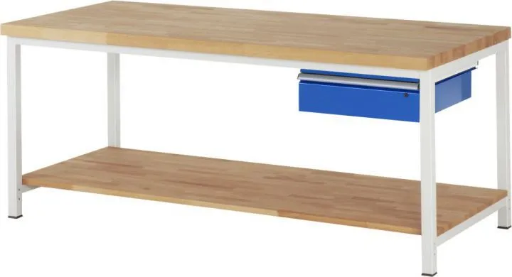 RAU Werkbank Serie 8000 Modell 8001A7 Breite 2000 mm