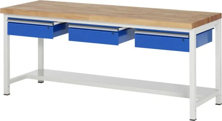 RAU Werkbank 8000 Modell 8003A3 mit 2000 mm Breite