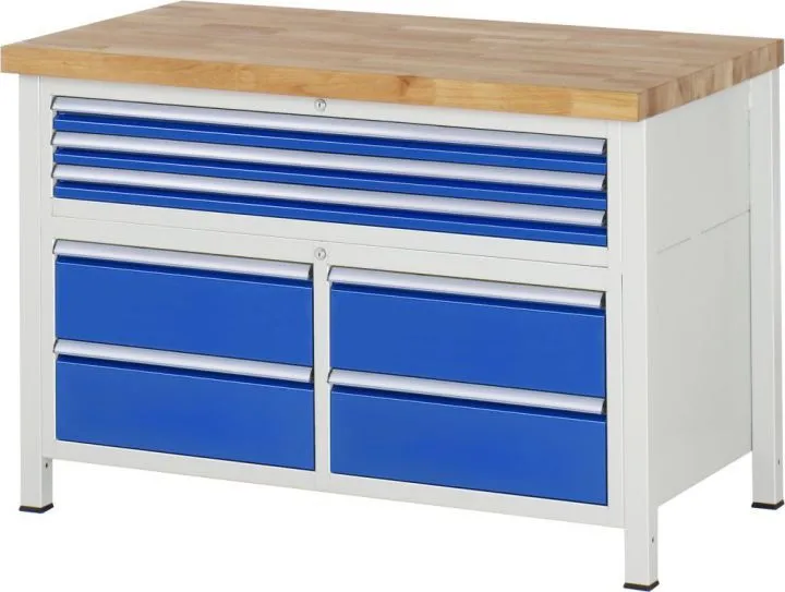 RAU Werkbank 8000 Modell 8924 in den Maßen 1250 x 840 x 700 mm