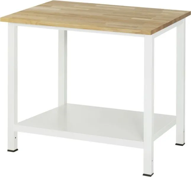 RAU Werktisch Serie 900 Buche Massiv Arbeitsplatte Breite 1000 mm