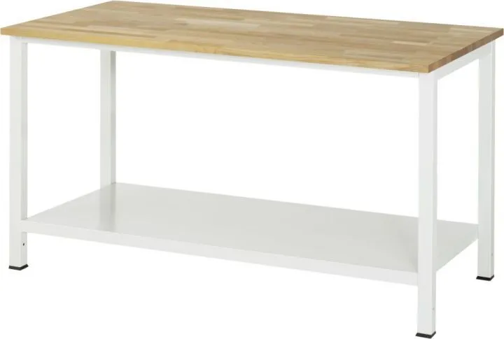 RAU Werktisch Serie 900 Buche Massiv Arbeitsplatte Breite 1500 mm