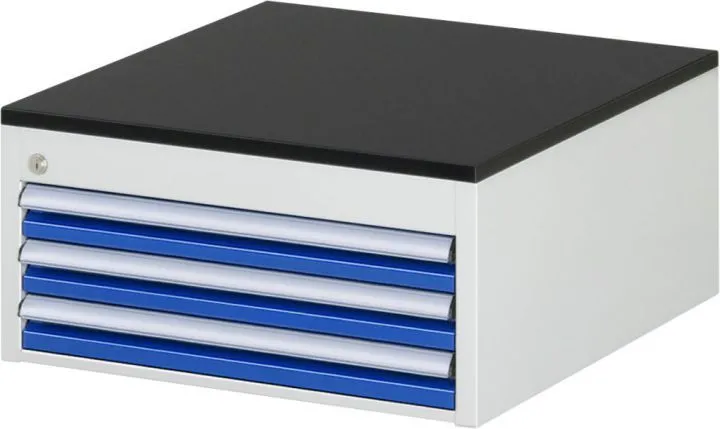 Rau Schubladenschrank Serie 7000 Platte Melaminharz Breite 580 x Höhe 280 mm