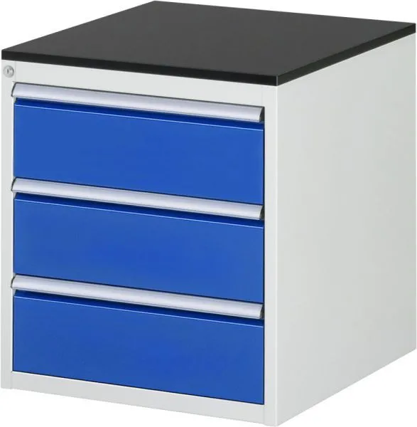 Rau Schubladenschrank Serie 7000 Platte Melaminharz Tiefe 650 mm