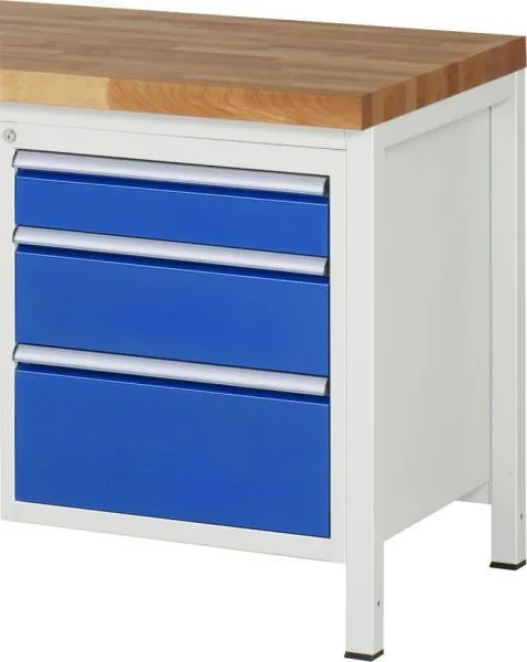 Rau Unterbau Container Höhe 620 mm Serie 7000 Höhe 620 mm 3 Schubladen