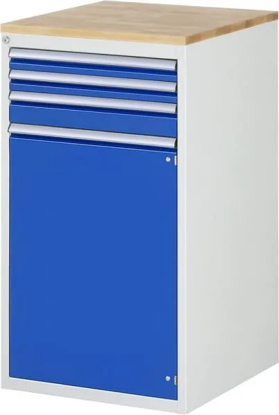 Rau Schubladenschrank Serie 7000 H1035 x B580 mm inklusive Buche Platte