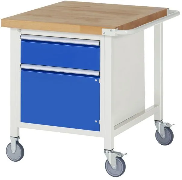 RAU Fahrbare Werkbank 8000 - Modell 8152 Arbeitstisch Breite 750 mm