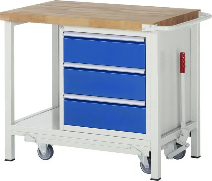 RAU Absenkbare Werkbank 8000 - Modell 8157 Breite 1000 mm