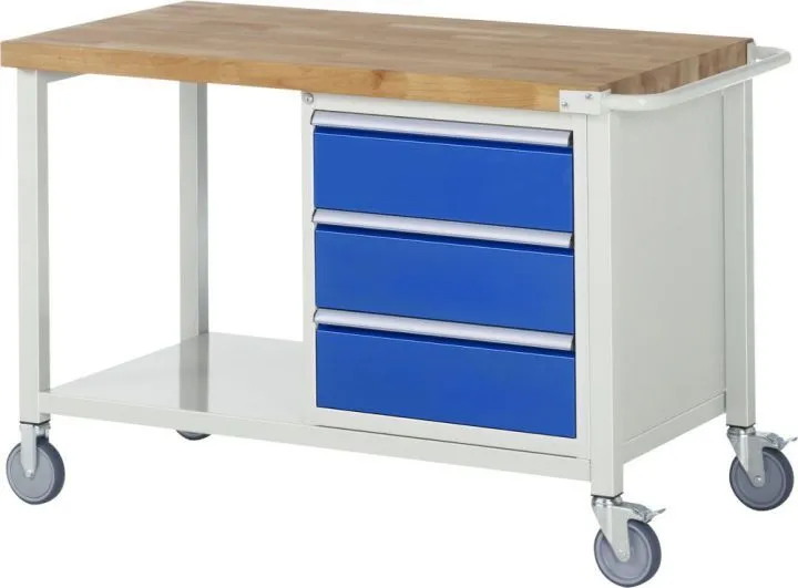 RAU Fahrbare Werkbank 8000 Modell 8157 Breite 1250 mm