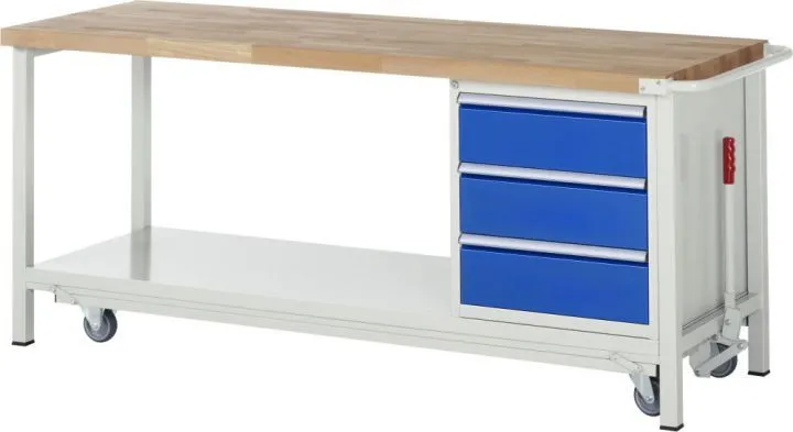 RAU Absenkbare Werkbank 8000 - Modell 8157 Breite 2000 mm