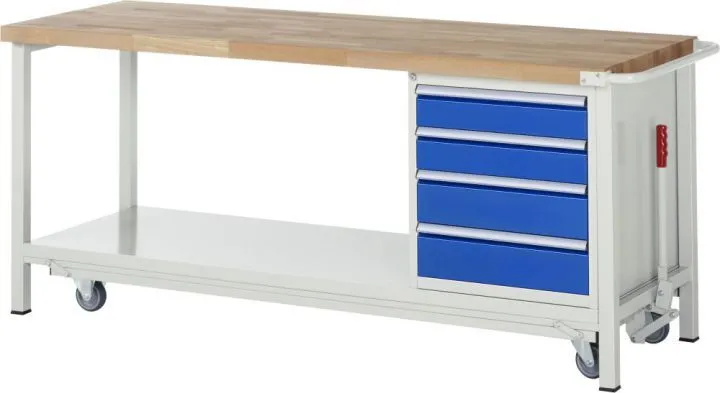 RAU Absenkbare Werkbank 8000 - Modell 8162 Breite 2000 mm