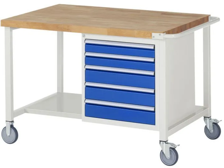 RAU Fahrbare Werkbank 8000 - Modell 8171 Breite 1250 mm