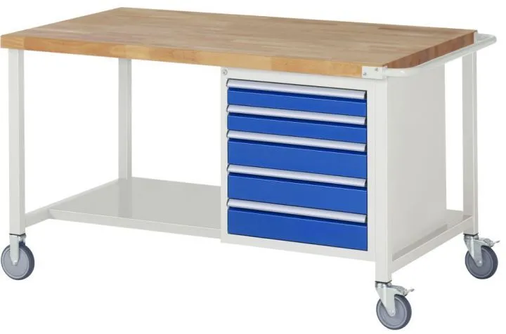 RAU Fahrbare Werkbank 8000 - Modell 8171 Breite 1500 mm