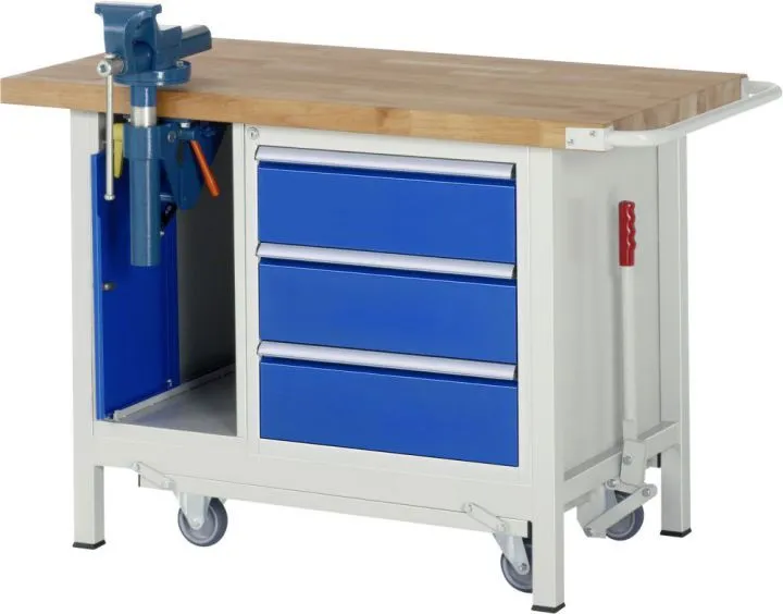 RAU Absenkbare Werkbank 8000 - Modell 8183 Breite 1250 mm