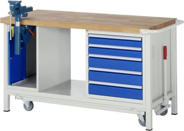 RAU Absenkbare Werkbank 8000 - Modell 8187 Breite 1500 mm