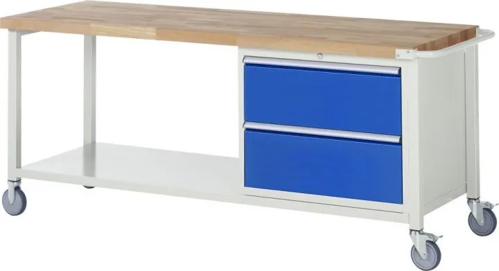 Rau Fahrbare Werkbank 8000 Modell 8255 2000 x 700 x 880 mm