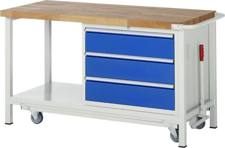 RAU Absenkbare Werkbank 8000 - Modell 8257 Breite 1500 mm