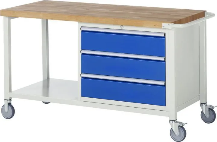 RAU Fahrbare Werkbank 8000 - Modell 8257 Breite 1500 mm