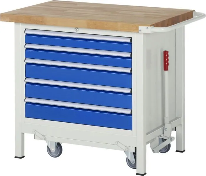 RAU Absenkbare Werkbank 8000 - Modell 8271 Breite 1000 mm