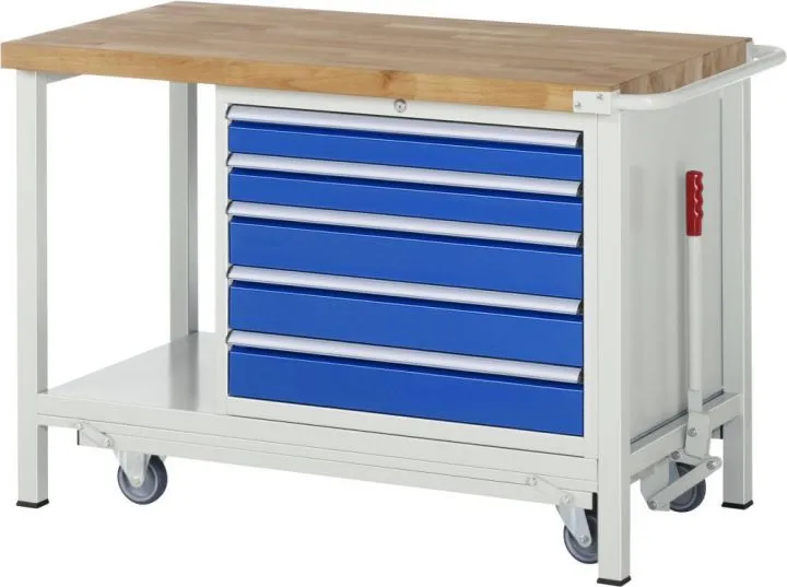 RAU Absenkbare Werkbank 8000 - Modell 8271 Breite 1250 mm