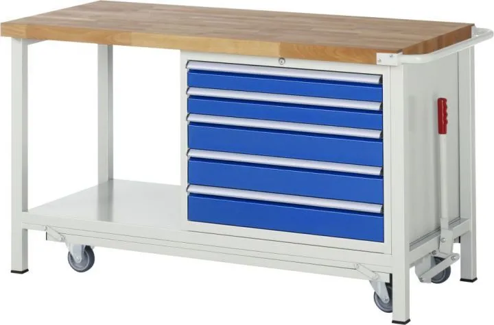 RAU Absenkbare Werkbank 8000 - Modell 8271 Breite 1500 mm