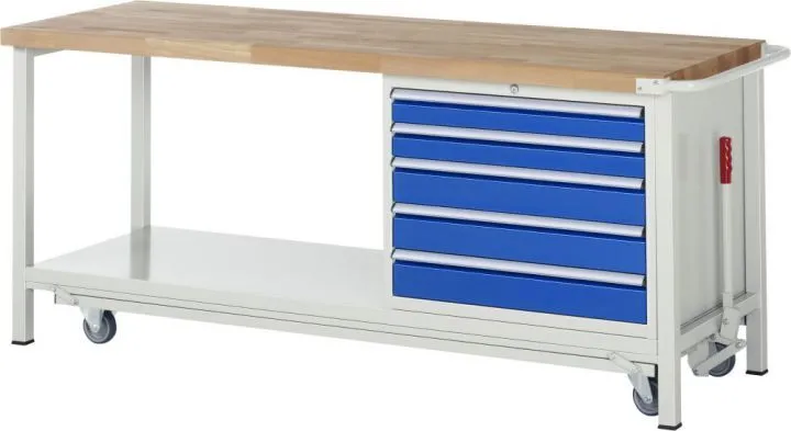 RAU Absenkbare Werkbank 8000 - Modell 8271 Breite 2000 mm