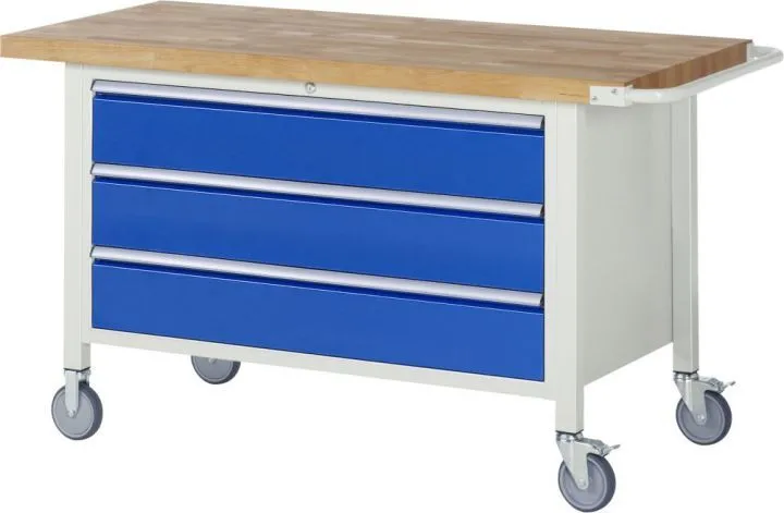 RAU Fahrbare Werkbank 8000 - Modell 8357 Breite 1500 mm