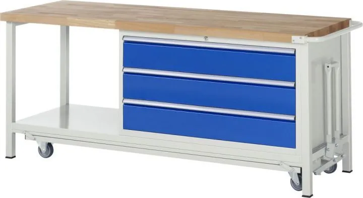 RAU Absenkbare Werkbank 8000 - Modell 8357 Breite 2000 mm