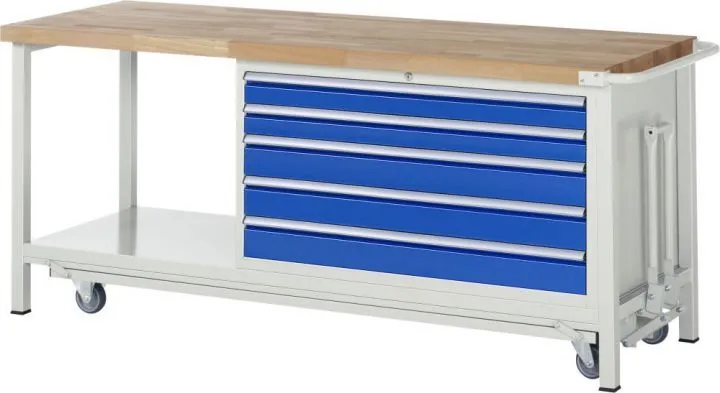 RAU Absenkbare Werkbank 8000 - Modell 8371 Breite 2000 mm