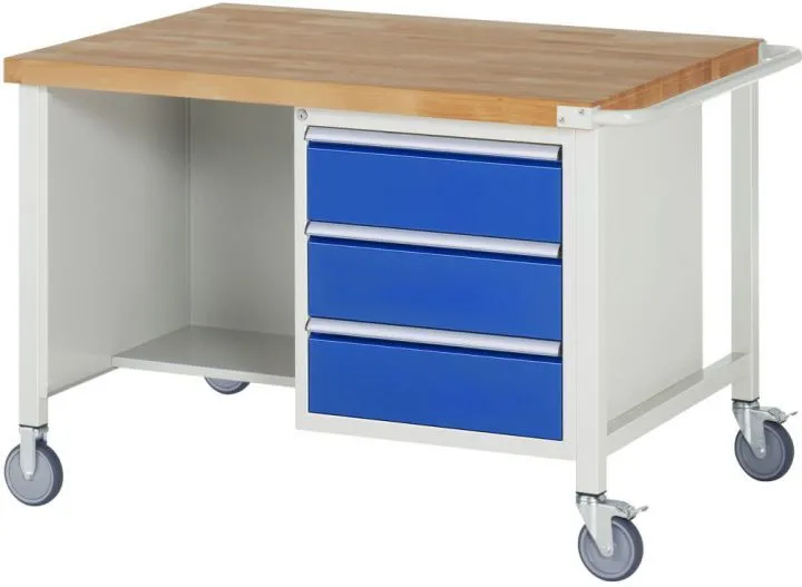 RAU Fahrbare Werkbank 8000 - Modell 8462 Breite 1250 mm