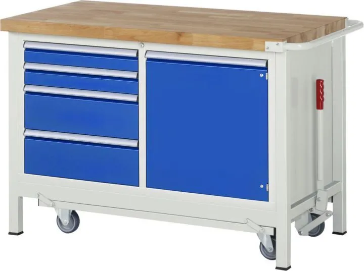 RAU Absenkbare Werkbank 8000 Modell 8470 Breite 1250 mm