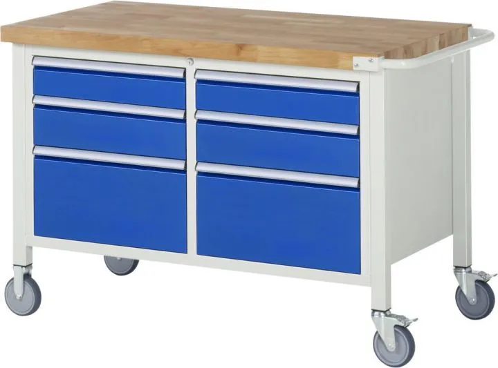 RAU Fahrbare Werkbank 8000 Modell 8475 Breite 1250 mm
