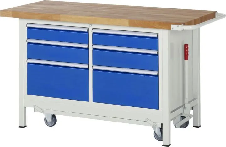 RAU Absenkbare Werkbank 8000 - Modell 8475 Breite 1500 mm