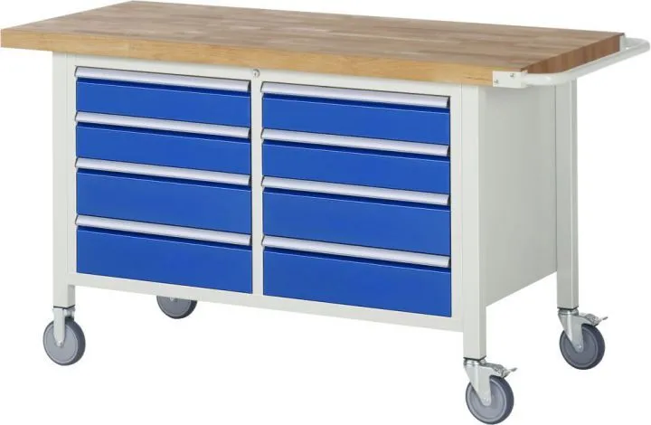 Rau Fahrbare Werkbank 8000 Modell 8477 Stärke 40 mm