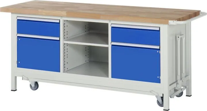 RAU Absenkbare Werkbank 8000 - Modell 8561 Breite 2000 mm