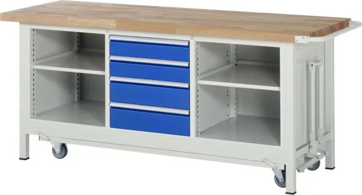RAU Absenkbare Werkbank 8000 - Modell 8566 Breite 2000 mm
