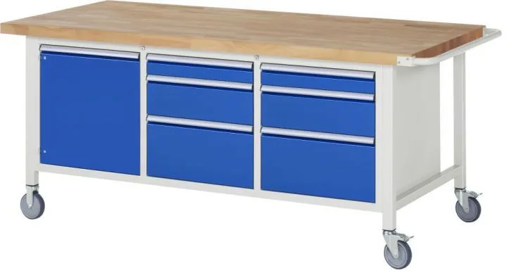 RAU Fahrbare Werkbank 8000 - Modell 8570 Breite 2000 mm