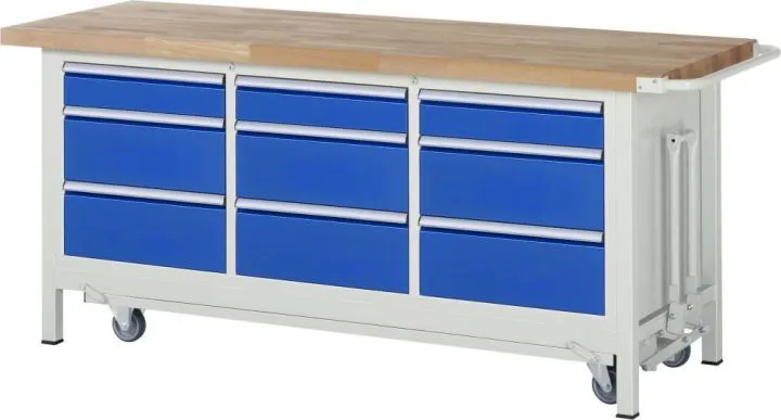 RAU Absenkbare Werkbank 8000 - Modell 8573 Breite 2000 mm