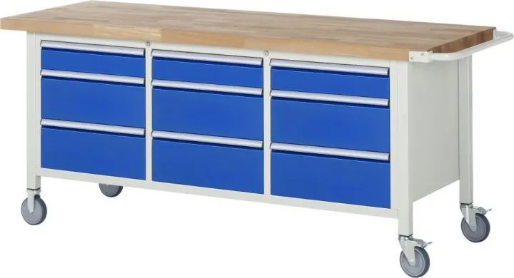 RAU Fahrbare Werkbank 8000 - Modell 8573 Breite 2000 mm