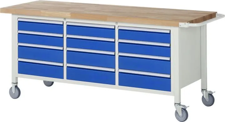 RAU Fahrbare Werkbank 8000 - Modell 8579 Breite 2000 mm