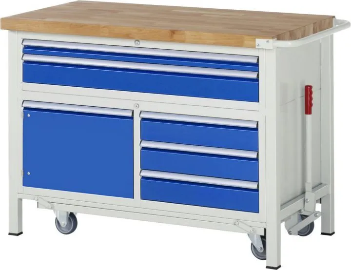 RAU Absenkbare Werkbank 8000 Modell 8922 Breite 1250 mm