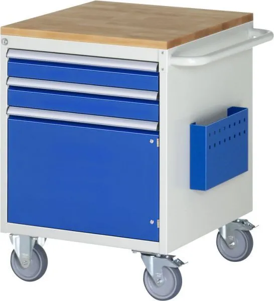 RAU Montagewagen 7000 Breite 580 mm inklusive 2 Schubladen 1 Tür